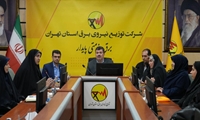 نشست مدیرعامل شرکت توزیع نیروی برق استان تهران با بانوان شرکت