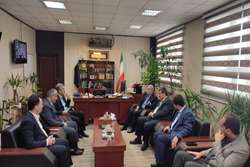 مدیرعامل شرکت توزیع نیروی برق استان تهران با فرماندار بهارستان  دیدار و گفت و گو کرد