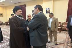 دیدار مدیرعامل شرکت توزیع برق استان تهران با نوه امام راحل سید حسن خمینی ؛ تاکید بر فرهنگ‌سازی مصرف انرژی و قدردانی از تأمین برق مراسم سالگرد ارتحال امام خمینی (ره)