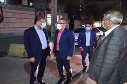 بازدید شبانه فرماندار بهارستان از وضعیت روشنایی معابر این شهرستان