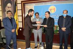 مراسم معارفه مدیر جدید دفتر حراست و امور محرمانه برگزار شد